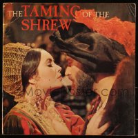 1f1964 TAMING OF THE SHREW souvenir program book 1967 Elizabeth Taylor, Richard Burton, Zeffirelli