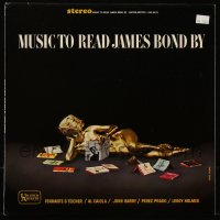 1f1248 JAMES BOND 33 1/3 RPM record 1965 Music To Read James Bond By, sexy golden girl cover image!