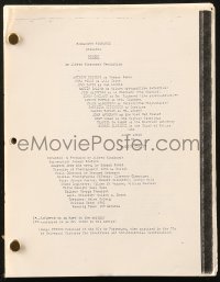 1f0120 PSYCHO copy script 1970s Hitchcock, you can see exactly how the original script was written!