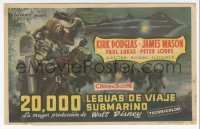 1f0338 20,000 LEAGUES UNDER THE SEA Spanish herald 1955 Jules Verne classic, different MCP art!