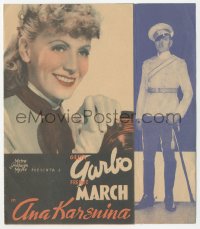 1f0341 ANNA KARENINA 4pg Spanish herald 1936 different images of Greta Garbo, ultra rare!