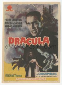 1f0359 HORROR OF DRACULA Spanish herald 1959 Hammer, Christopher Lee as Dracula, Albericio art!