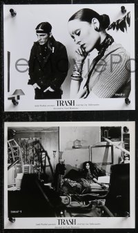 1f2476 ANDY WARHOL'S TRASH 6 8x10 stills 1970 great images of Jane Forth, Andy Warhol classic!