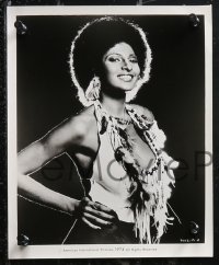 1f2522 FOXY BROWN 3 8x10 stills 1974 great blaxploitation images of sexy Pam Grier & Peter Brown!