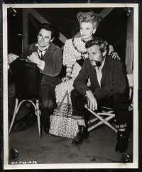 1f2457 GALLANT JOURNEY 8 8x10 stills 1946 candid image of Glenn Ford, Janet Blair & William Wellman!