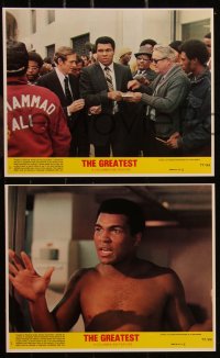 1f2458 GREATEST 8 8x10 mini LCs 1977 great images of heavyweight boxing champ Muhammad Ali!