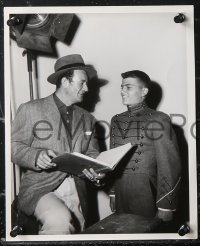 1f2548 LONG GRAY LINE 2 from 7.75x10 to 8x10 stills 1954 candid images of John Wayne and son Patrick!