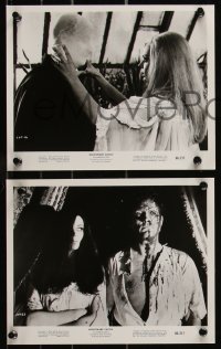 1f2451 NIGHTMARE CASTLE 9 8x10 stills 1966 Gli Amanti d'Oltretomba, mad sadistic scientist on the loose!