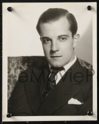 1f2551 RAMON NOVARRO 2 deluxe 8x10 stills 1930s head & shoulders portrait wearing black suit & tie!