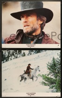 1f0869 PALE RIDER 6 English LCs 1985 cool images of cowboy Clint Eastwood!