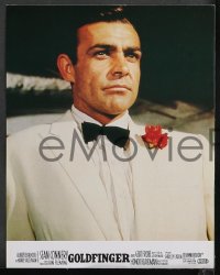 1f1809 GOLDFINGER 8 French LCs R1970s great images of Sean Connery as James Bond 007!