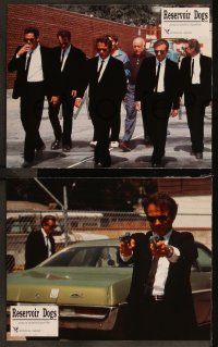 1f1810 RESERVOIR DOGS 8 French LCs 1992 Quentin Tarantino, Harvey Keitel, Steve Buscemi, Chris Penn!