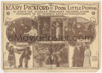 1f0290 POOR LITTLE PEPPINA herald 1916 Mary Pickford cross dressing as a boy, ultra rare!