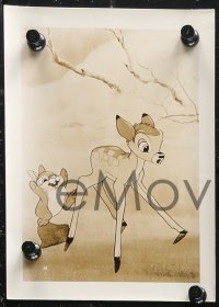 1f2245 BAMBI 10 5x7 Japanese stills 1951 Walt Disney feature cartoon deer classic, great images!