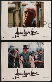 1f0742 APOCALYPSE NOW 8 LCs 1979 Francis Ford Coppola, Martin Sheen, Marlon Brando, Duvall, Hopper!