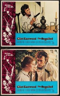 1f0745 BEGUILED 8 LCs 1971 Clint Eastwood & Geraldine Page, directed by Don Siegel!