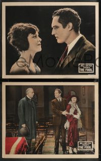 1f0833 FOOL 3 LCs 1925 great images of Edmund Lowe, ultra rare!