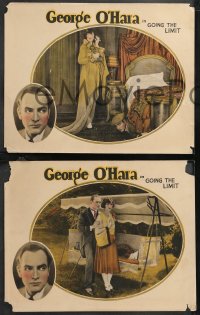 1f0834 GOING THE LIMIT 3 LCs 1926 great images of George O'Hara, gorgeous Sally Long, ultra rare!