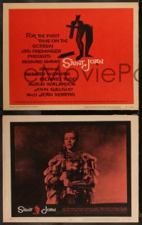 1f0786 SAINT JOAN 8 LCs 1957 Jean Seberg as Joan of Arc, Preminger, wonderful Saul Bass art!