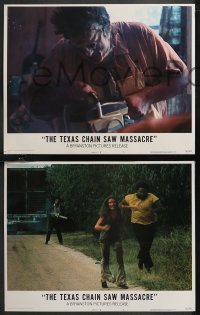 1f0824 TEXAS CHAINSAW MASSACRE 5 LCs 1974 Hooper cult classic slasher, Leatherface, Marilyn Burns!