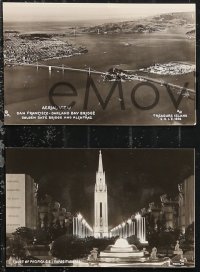 1f0406 1939 SAN FRANCISCO WORLD'S FAIR set of 12 deluxe postcards 1939 photos of Treasure Island!