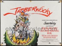 1g0580 JABBERWOCKY British quad 1977 Terry Gilliam, Michael Palin, Monty Python, ultra rare!