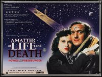 1g0586 STAIRWAY TO HEAVEN advance British quad R2000 Powell & Pressburger, David Niven, Kim Hunter