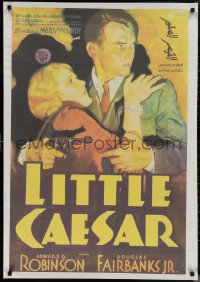 1g0537 LITTLE CAESAR Egyptian poster R2000s Edward G. Robinson, art from U.S. one-sheet!