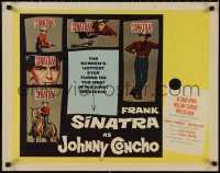 1g0904 JOHNNY CONCHO style B 1/2sh 1956 images of cowboy Frank Sinatra full-length & on horseback!