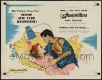 1g0929 PICNIC style B 1/2sh 1956 great art of barechested William Holden & sexy long-haired Kim Novak!