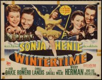 1g0953 WINTERTIME 1/2sh 1943 ice skating Sonja Henie, Carole Landis, Cesar Romero, ultra rare!