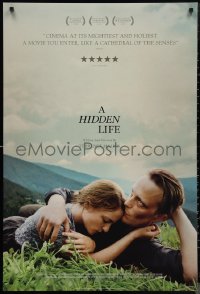 1g1226 HIDDEN LIFE int'l DS 1sh 2019 directed by Terrence Malick, August Diehl, Valerie Pachner!