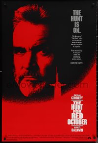 1g1235 HUNT FOR RED OCTOBER 1sh 1990 Russian military submarine captain Sean Connery!