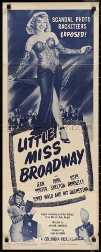 1g1015 LITTLE MISS BROADWAY insert 1947 Jean Porter, John Shelton, Ruth Donnelly, Edward Gargan