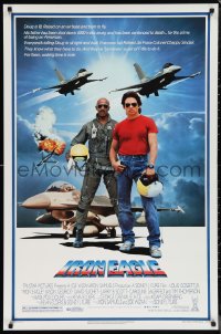 1g1246 IRON EAGLE 1sh 1986 Louis Gossett Jr, Jason Gedrick was born to fly F-16s!