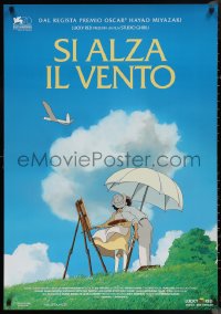 1g0726 WIND RISES Italian 1sh 2014 Hayao Miyazaki's Kaze tachinu, Studio Ghibli anime!