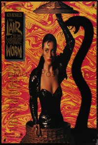 1g1271 LAIR OF THE WHITE WORM 1sh 1988 Ken Russell, image of sexy Amanda Donohoe with snake shadow!