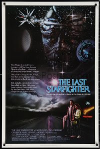 1g1275 LAST STARFIGHTER 1sh 1984 Lance Guest, great sci-fi art by Charles de Mar!