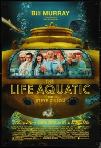 1g1279 LIFE AQUATIC WITH STEVE ZISSOU advance DS 1sh 2004 Wes Anderson, Bill Murray & Owen Wilson!