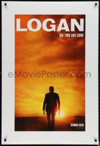 1g1285 LOGAN style C int'l teaser DS 1sh 2017 Jackman in the title role as Wolverine, claws out!