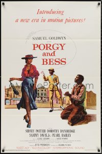 1g1354 PORGY & BESS 1sh 1959 Sidney Poitier, Dorothy Dandridge & Sammy Davis Jr, TODD-AO!