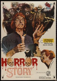 1g0626 HORROR STORY Spanish 1972 Francisco Calatrava, wacky Ripoll horror art, ultra rare!