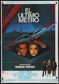 1g0630 LAST METRO Spanish 1981 Catherine Deneuve, Gerard Depardieu, Francois Truffaut