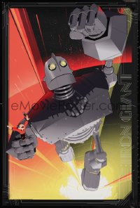 1g0184 IRON GIANT #101/500 24x36 art print 2018 Craig Drake art, regular edition!