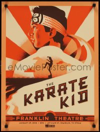 1g0242 KARATE KID 18x24 art print 2016 Ryan Brinkerhoff art of Ralph Macchio for Franklin Theatre!