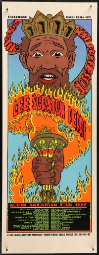 1g0256 LEE SCRATCH PERRY 10x25 music poster 1997 North American Tour with Mad Professor!