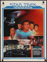 1g0364 STAR TREK 18x24 special poster 1979 art of Shatner, Nimoy & Persis Khambatta by Tarpley!