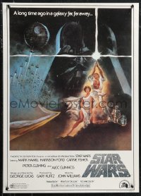 1g0366 STAR WARS 20x28 special poster R1982 A New Hope, Lucas classic sci-fi epic, art by Jung!