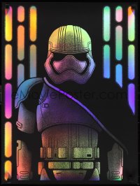 1g0218 STAR WARS #30/50 foil 18x24 art print 2015 cool waist-high art of Chrome Trooper, Star Wars!