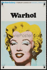 1g0394 TATE GALLERY WARHOL 20x30 English museum/art exhibition 1971 Andy art of Marilyn Monroe!